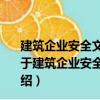 建筑企業安全文化與工人安全行為及其相互關系的研究（關于建筑企業安全文化與工人安全行為及其相互關系的研究介紹）