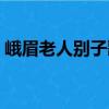 峨眉老人別子歌（關于峨眉老人別子歌簡介）