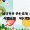 峰環萬疊·險勝重圍：明長城薊州鎮段的歷史建造及保護（關于峰環萬疊·險勝重圍：明長城薊州鎮段的歷史建造及保護簡介）