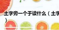 土字旁一個于讀什么(土字旁一個于怎么組詞)