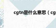 cgtn是什么意思(cgtn的意思)