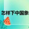怎樣下中國象棋（關于怎樣下中國象棋介紹）