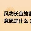 風物長宜放眼量什么意思（風物長宜放眼量的意思是什么）