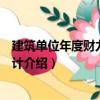 建筑單位年度財力計劃審計（關于建筑單位年度財力計劃審計介紹）