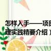 怎樣入手——項目管理實踐精要（關于怎樣入手——項目管理實踐精要介紹）