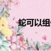 蛇可以組什么詞（蛇字注音及解釋）