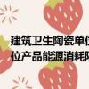 建筑衛生陶瓷單位產品能源消耗限額（關于建筑衛生陶瓷單位產品能源消耗限額介紹）