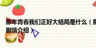 那年青春我們正好大結局是什么(那年青春我們正好大結局劇情介紹)