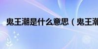 鬼王潮是什么意思(鬼王潮產生原因介紹)