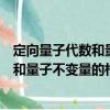 定向量子代數和量子不變量的相關研究（關于定向量子代數和量子不變量的相關研究介紹）