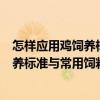 怎樣應用雞飼養標準與常用飼料成分表（關于怎樣應用雞飼養標準與常用飼料成分表介紹）