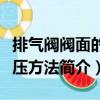 排氣閥閥面的滾壓方法（關于排氣閥閥面的滾壓方法簡介）