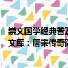 崇文國學經典普及文庫：唐宋傳奇（關于崇文國學經典普及文庫：唐宋傳奇簡介）