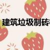 建筑垃圾制磚機（關于建筑垃圾制磚機介紹）