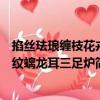 掐絲琺瑯纏枝花卉紋螭龍耳三足爐（關于掐絲琺瑯纏枝花卉紋螭龍耳三足爐簡介）