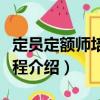 定員定額師培訓教程（關于定員定額師培訓教程介紹）