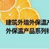 建筑外墻外保溫產品系列標準應用實施指南（關于建筑外墻外保溫產品系列標準應用實施指南介紹）
