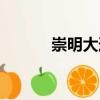 崇明大道（關于崇明大道簡介）