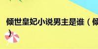 傾世皇妃小說男主是誰(傾世皇妃小說的簡介)