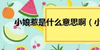 小娘惹是什么意思啊(小娘惹的意思)