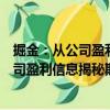 掘金：從公司盈利信息揭秘期權投資策略（關于掘金：從公司盈利信息揭秘期權投資策略簡介）