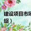 建設項目市場調查（關于建設項目市場調查介紹）