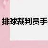 排球裁判員手冊（關于排球裁判員手冊簡介）