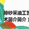 排砂采油工藝技術簡介（關于排砂采油工藝技術簡介簡介）
