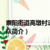 崇陽街道高墩村志愿服務隊（關于崇陽街道高墩村志愿服務隊簡介）