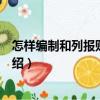 怎樣編制和列報財務報表（關于怎樣編制和列報財務報表介紹）