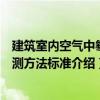 建筑室內空氣中氡檢測方法標準（關于建筑室內空氣中氡檢測方法標準介紹）