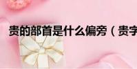 貴的部首是什么偏旁(貴字的偏旁是什么)