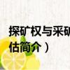 探礦權與采礦權評估（關于探礦權與采礦權評估簡介）
