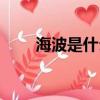 海波是什么東西（海波是什么物質）