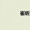 崔聽濤（關于崔聽濤簡介）