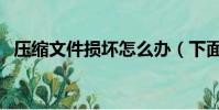 壓縮文件損壞怎么辦(下面教你方法解決)