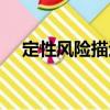 定性風險描述（關于定性風險描述介紹）