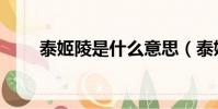 泰姬陵是什么意思(泰姬陵的介紹)