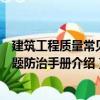 建筑工程質量常見問題防治手冊（關于建筑工程質量常見問題防治手冊介紹）