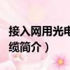 接入網用光電混合纜（關于接入網用光電混合纜簡介）