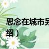 思念在城市另一邊（關于思念在城市另一邊介紹）