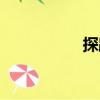探路（關于探路簡介）