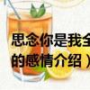 思念你是我全部的感情（關于思念你是我全部的感情介紹）