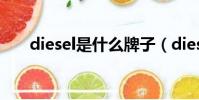 diesel是什么牌子(diesel品牌介紹)