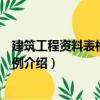 建筑工程資料表格填寫范例（關于建筑工程資料表格填寫范例介紹）