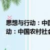 思想與行動：中國農村社會工作探索性研究（關于思想與行動：中國農村社會工作探索性研究介紹）