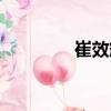 崔效輝（關于崔效輝簡介）