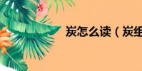 炭怎么讀(炭組詞)
