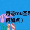 奇跡mu圣導師怎么加點（奇跡mu圣導師如何加點）