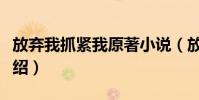 放棄我抓緊我原著小說(放棄我抓緊我簡單介紹)